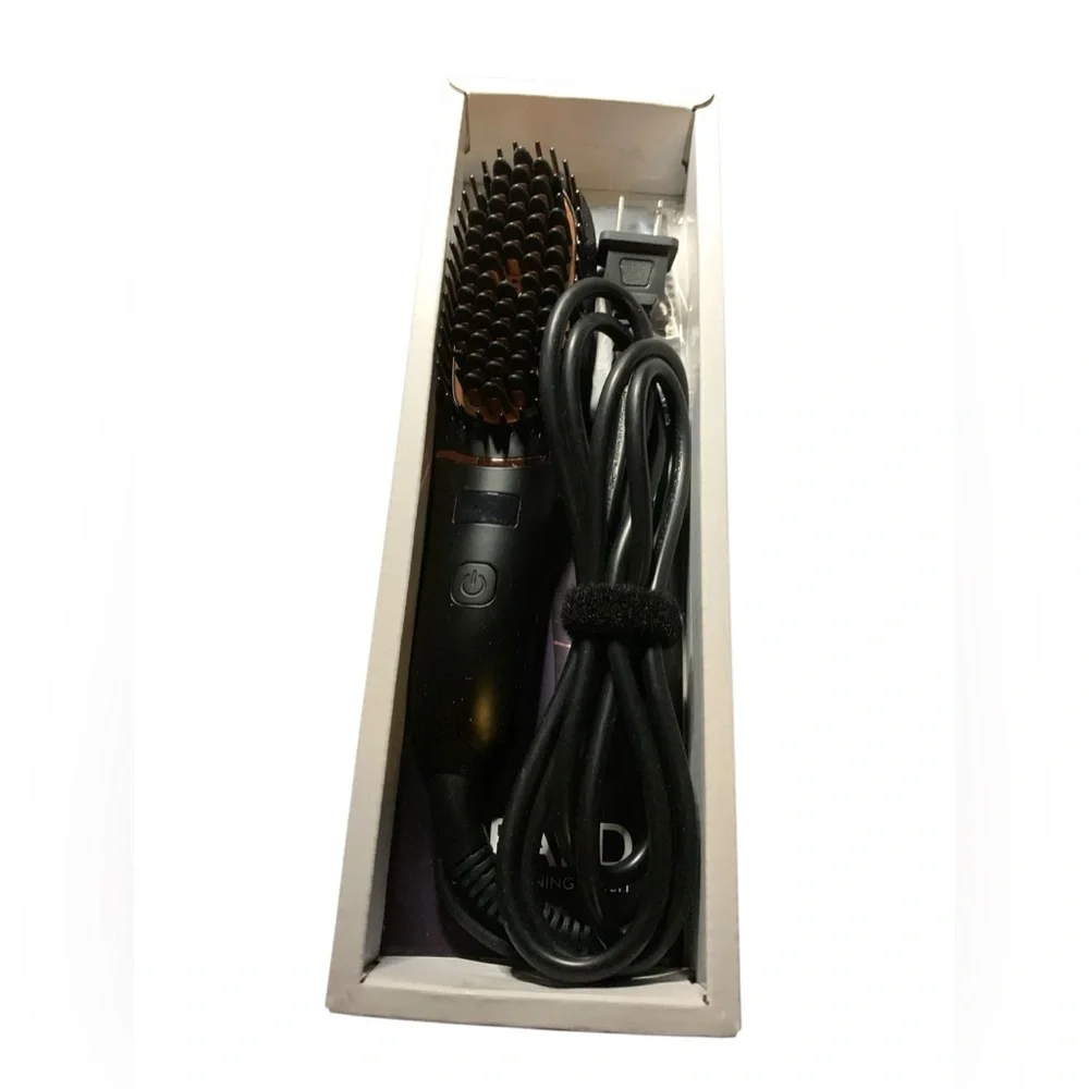 Heated Beard Straightening Brush for Short Medium Long Beards Men's Styling Tool